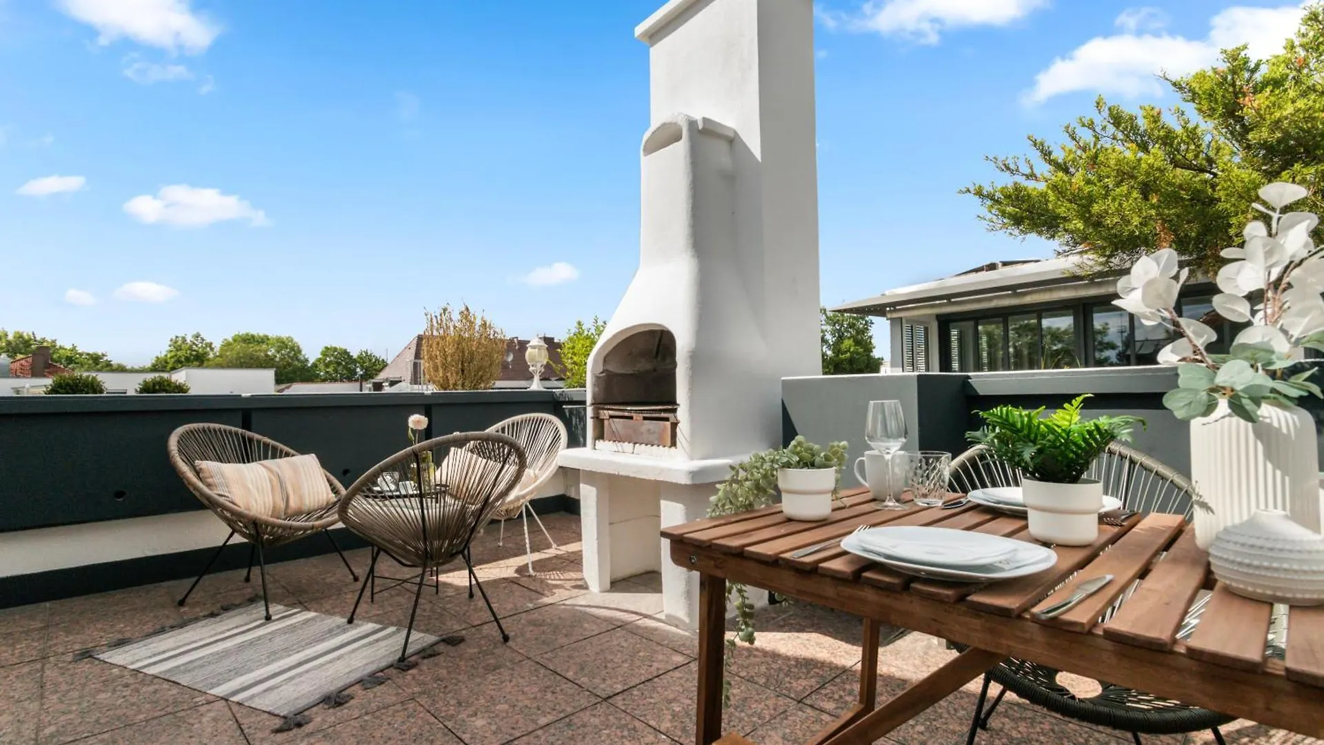 מינכן Flatista Homes - Penthouse With Rooftop Gym