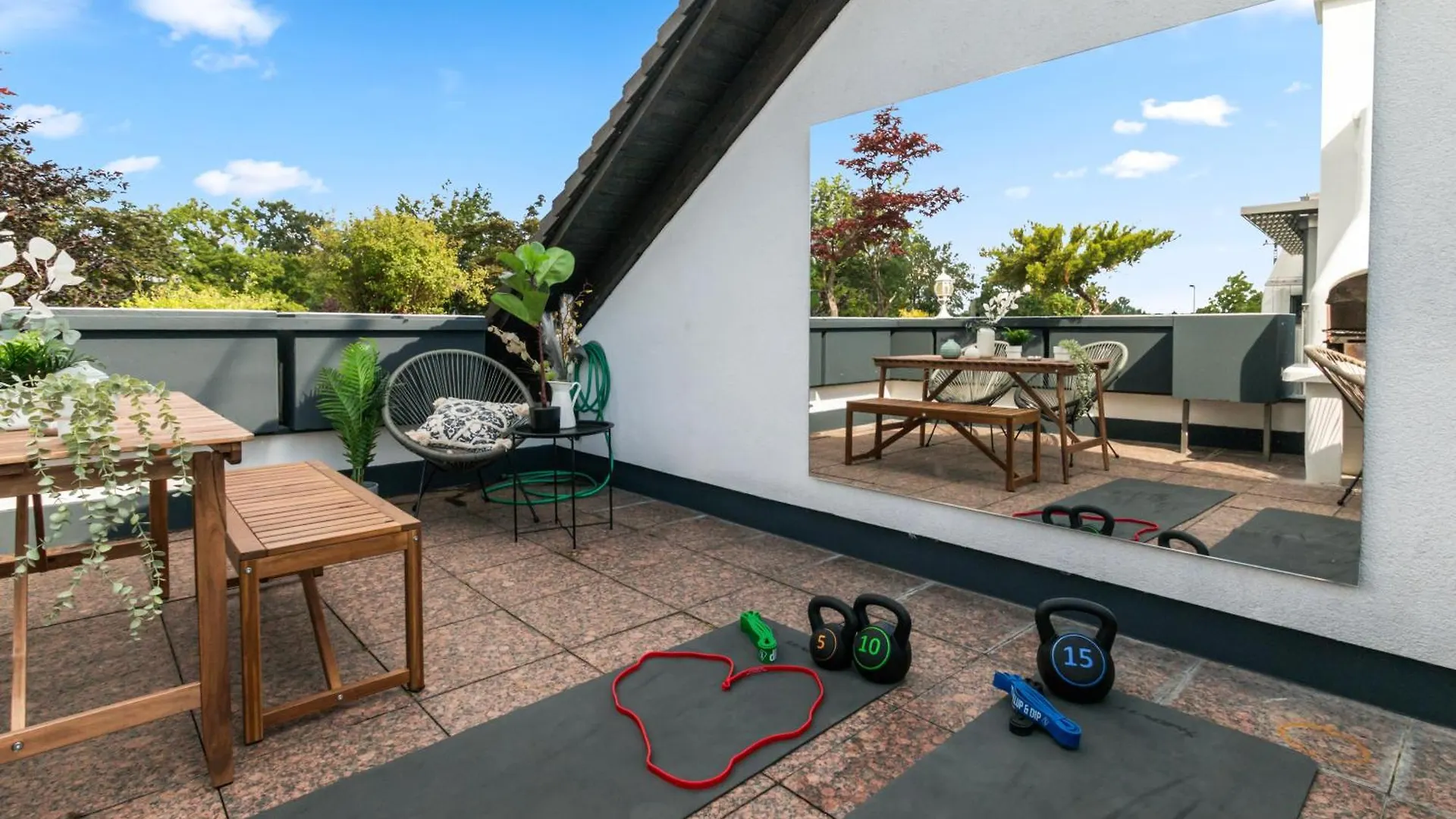 דירה מינכן Flatista Homes - Penthouse With Rooftop Gym
